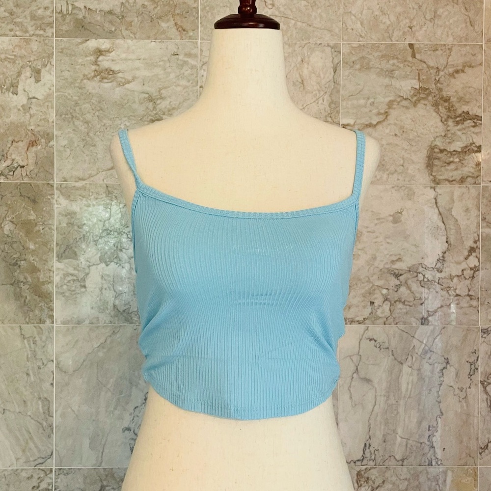 BP. Ribbed Knit Cropped Tank - Picture 2 of 6